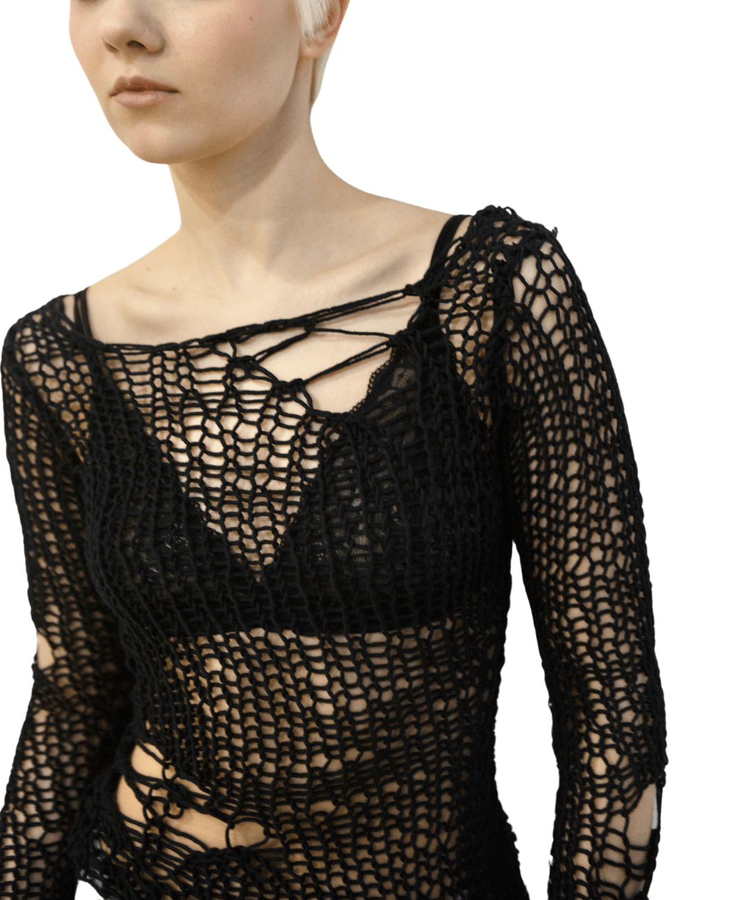 Grace Top in Black - MVESLW-FST