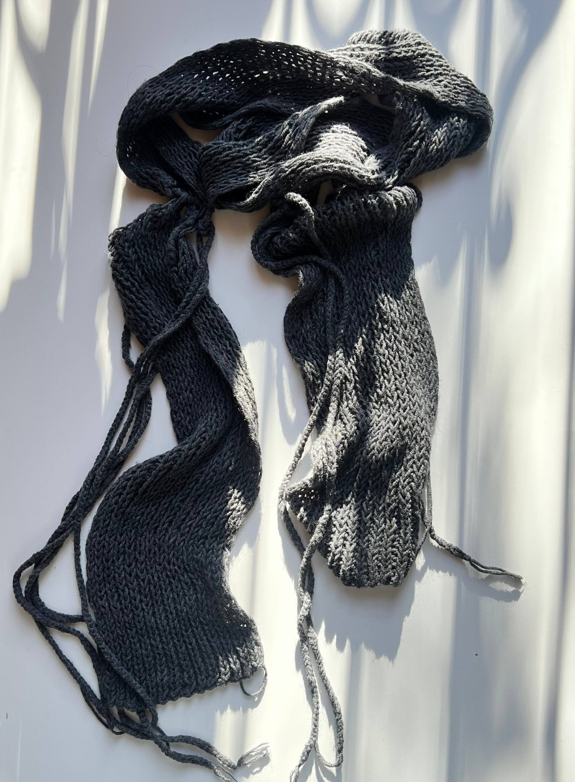 Tied Parts Scarf - MVESLW-FST